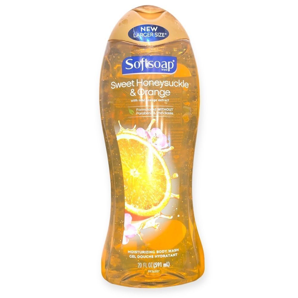Softsoap Moisturizing Body Wash, Sweet Honeysuckle and Orange, 20 fl oz